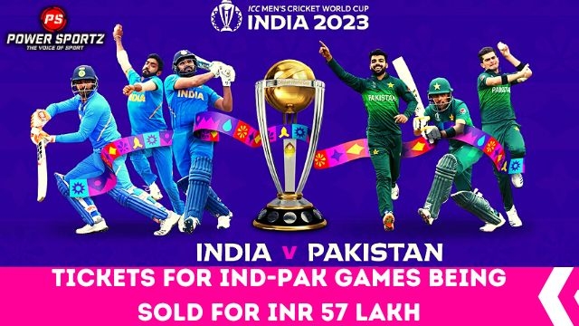 Cricket News: Tickets for IND-PAK games being sold for INR 57 lakh