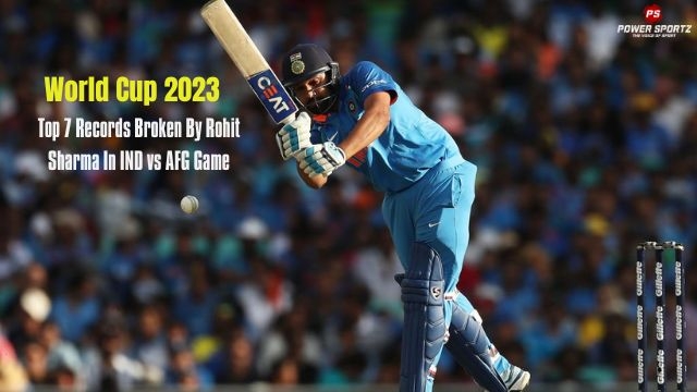 India vs Afghanistan World Cup 2023 Showdown: Rohit Sharma's Monumental Records That Stole the Limelight