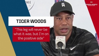 Golf News : This leg will never be what it used to be , but Tiger is 'on the positive side'