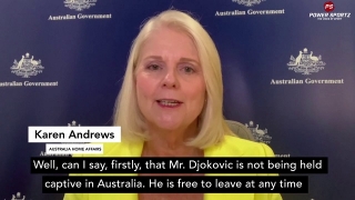 Tennis News : Djokovic is not being held captive - he is free to leave- says Minister