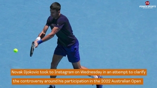Tennis News : Djokovic takes to Instagram to clarify his motives after AO controversy