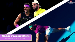 Australian Open : Nadal reaches his 6th Aus Open final after a 4 sets win against Berrettini