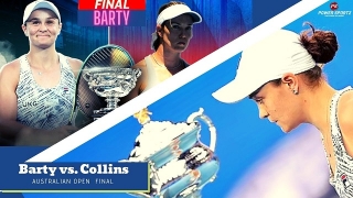 Australian Open : Barty beats Collins to win Australian Open