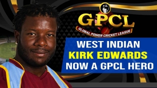 West Indian Kirk Edwards now a GPCL Global Power Cricket League Hero