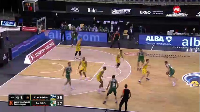 Basketball: Zalgiris Kaunas beat ALBA Berlin 74-71 in tight contest in EuroLeague