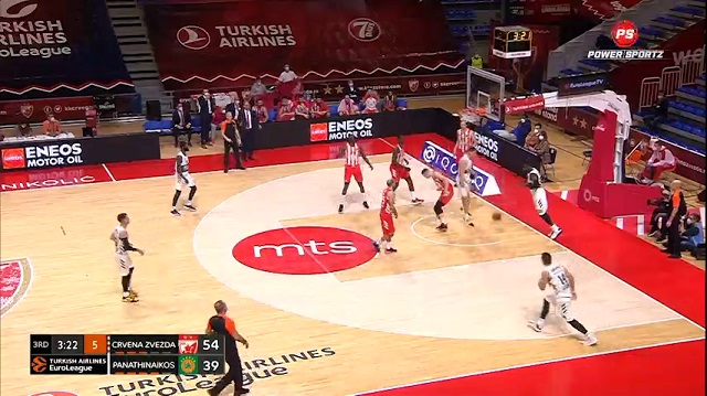 Basketball: Crvena Zvezda survive scare to beat Panathinaikos 74-71