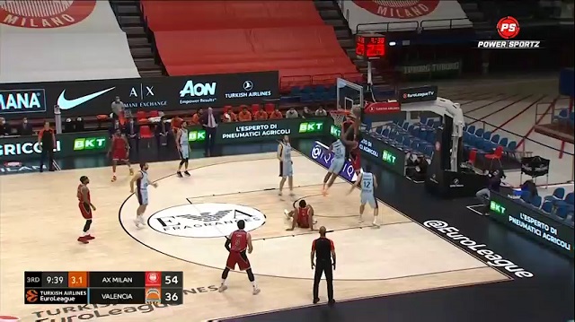 Basketball: Milano beat Valencia Basket 95-80 in round 19 of the Euroleague