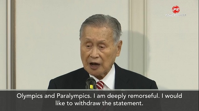 Olympic Games: I will not be stepping down - Mori 'remorseful' over comments