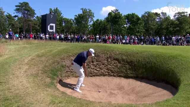 Golf News : Senior leads Scottish Open by one shot after first round