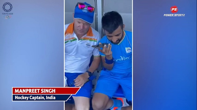 Tokyo Olympics : PM Narendra Modi dials hockey captain Manpreet Singh after winning bronze