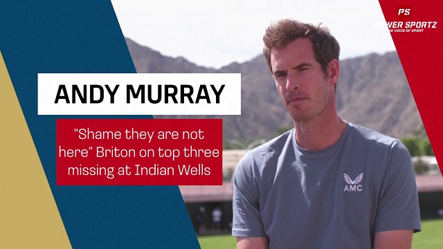 Tennis News : Murray: Shame they are not here Briton on top three missing at Indian Wells