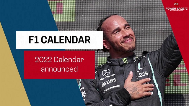 Motor Sport : Formula 1 announce 23 Grand Prix in new 2022 calendar