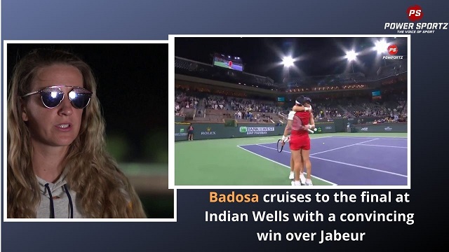 Tennis News : Badosa cruises to the final at Indian Wells with a convincing win over Jabeur