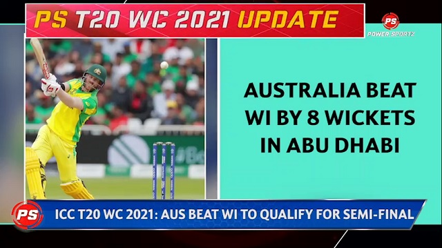 Cricket News : Australia beat West Indies to qualify for Semi Final.