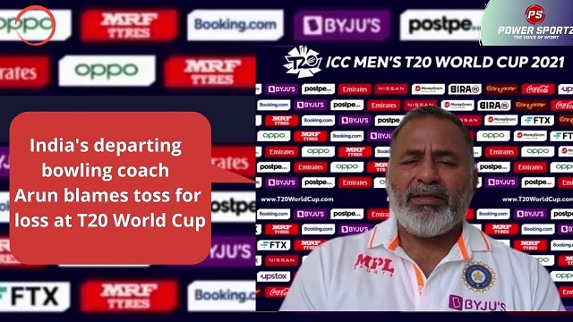 Cricket News : India's departing bowling coach Arun blames toss for loss at T20 World Cup