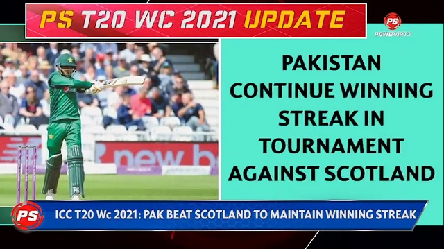 Cricket News : Pakistan beat Scotland to maintain winning streak