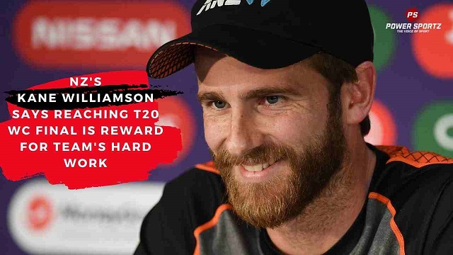 Cricket News : NZ's Kane Williamson says reaching T20 WC Final is reward for team's hard work