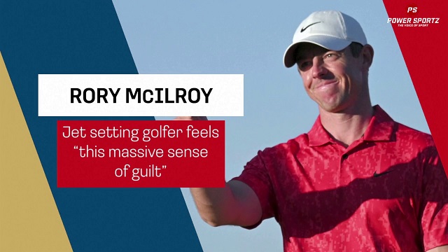 Golf News  : Massive sense of guilt- McIlroy on private jets & Carbon use