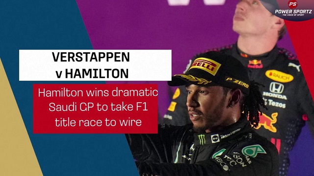 Motor Sport News : Verstappen and Hamilton go into F1 season finale level on points