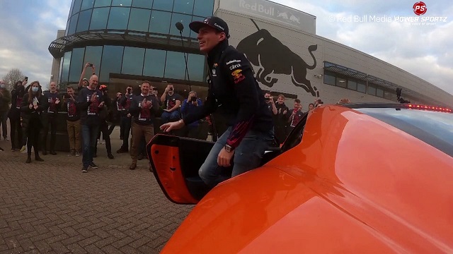 Motor Sport News : Hero's welcome for Verstappen as he arrives at Red Bull as Formula 1 Champion