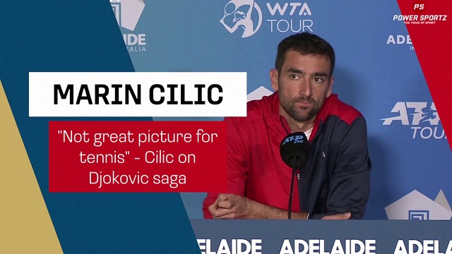 Tennis News : Not great picture for tennis - Cilic on Djokovic saga