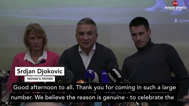 Tennis News : Djokovic family celebrate Judge's decision after -Novak suffered such torture