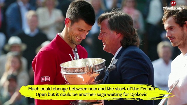 Tennis News : Djokovic arrives back in Belgrade with French Open now a doubt