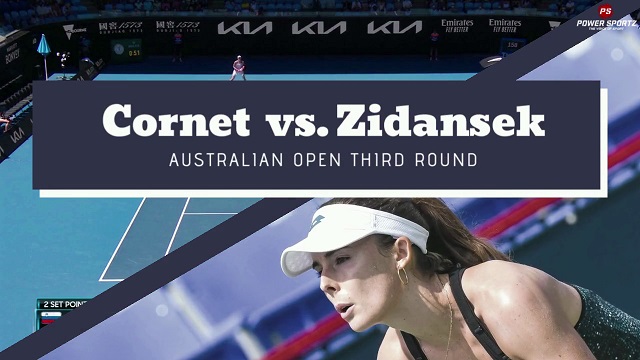 Australian Open : Cornet reaches first Round of 16 at a major in 13 years, on her birthday