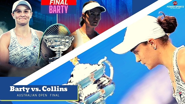 Australian Open : Barty beats Collins to win Australian Open