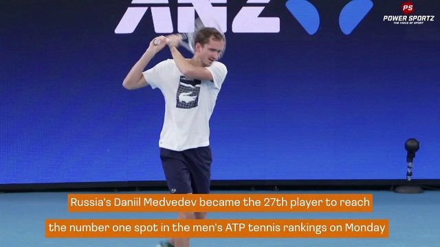 Tennis News : Medvedev officially becomes world no. 1, passing Djokovic