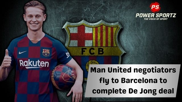 Football News : Man United negotiators fly to Barcelona to complete De Jong deal