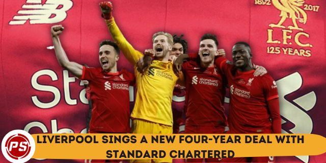 Football News : Liverpool sings a new four-year deal with Standard Chartered