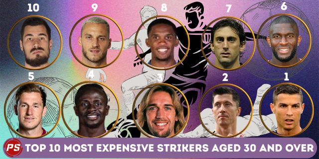 Football News : Top 10 most expensive strikers aged 30 and over