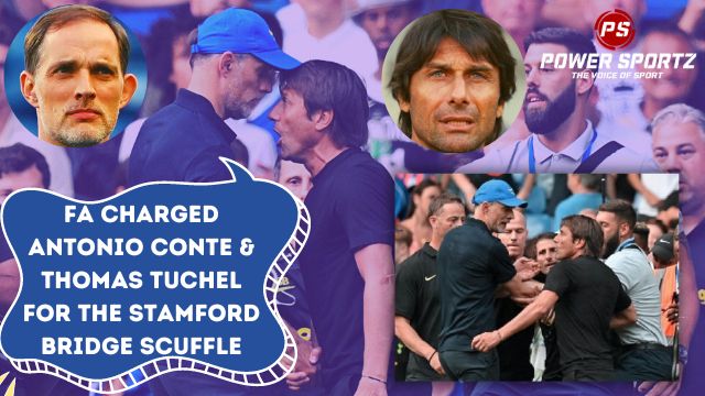 Football News : FA Charged Antonio Conte & Thomas Tuchel for the Stamford Bridge scuffle