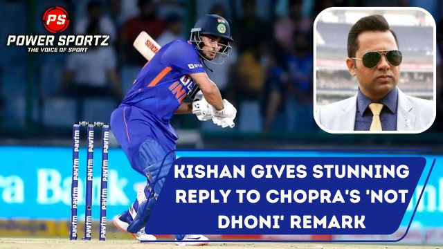 Cricket News: Kishan gives stunning reply to Chopra's 'Not Dhoni' remark