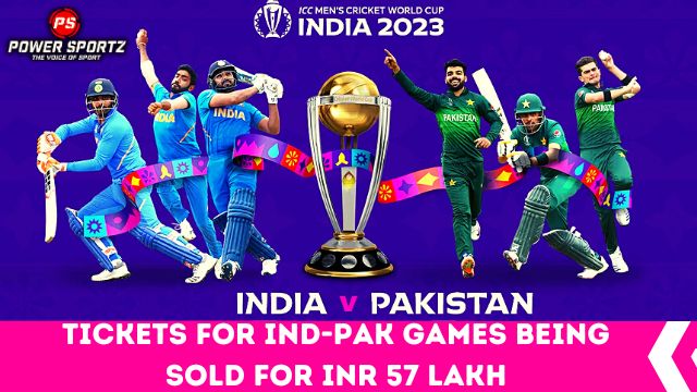Cricket News: Tickets for IND-PAK games being sold for INR 57 lakh